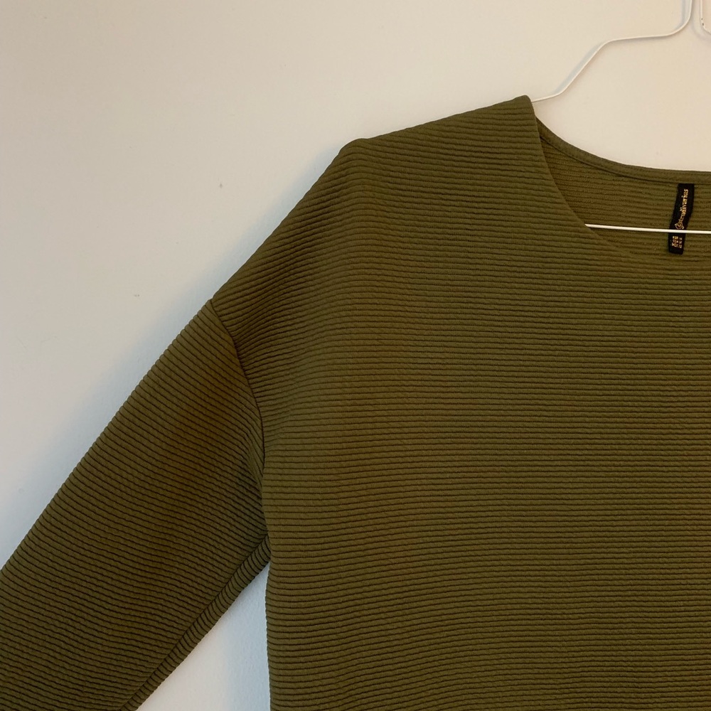 Italian Green Textured Shirt
